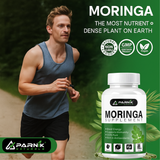 Parnik Naturals Moringa Capsules 60 – Ayurvedic Vegan Herbal Supplement for Immune Support, Energy Boost, Detox & Weight Management – Non-GMO, Gluten-Free