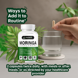 Parnik Naturals Moringa Capsules 60 – Ayurvedic Vegan Herbal Supplement for Immune Support, Energy Boost, Detox & Weight Management – Non-GMO, Gluten-Free