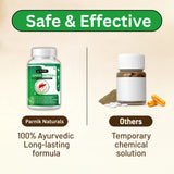 Parnik Naturals Liver Detox+ – Ayurvedic Liver Cleanse & Detox Support Supplement – 60 Vegan Capsules